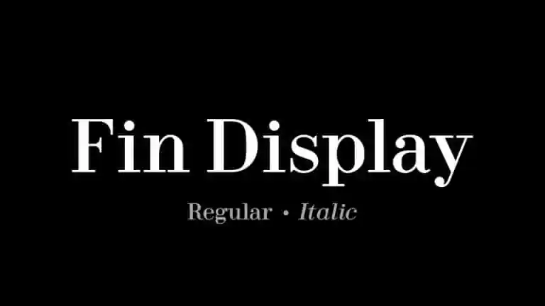Fin Serif Display