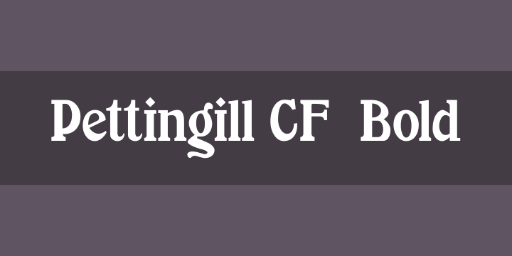 Font Pettingill CF