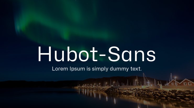 Hubot Sans Narrow