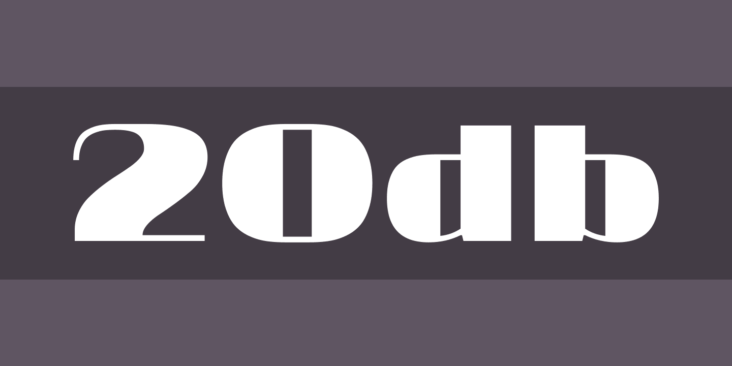 Font 20db