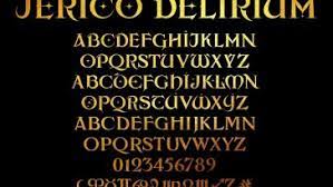 Font Jerico Delirium