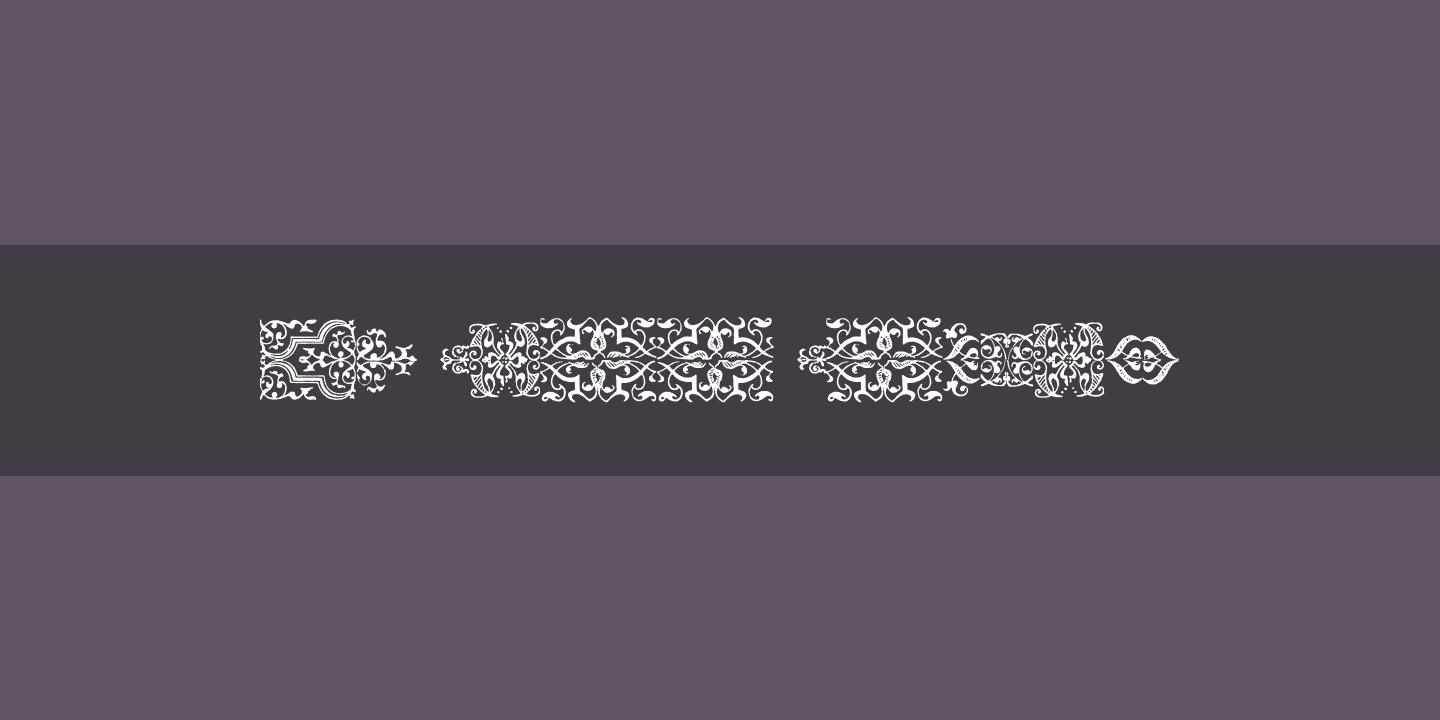 Font IM FELL FLOWERS 1