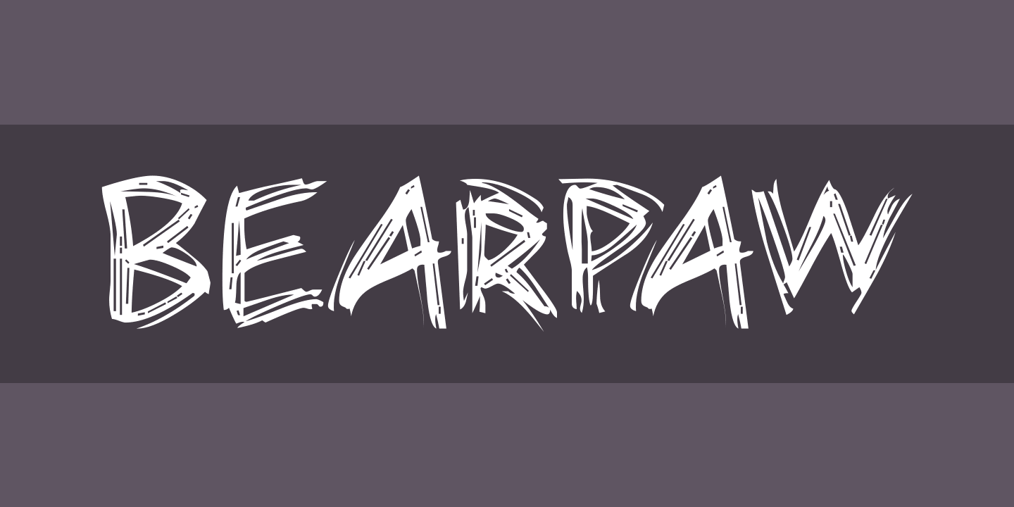 Font Bearpaw