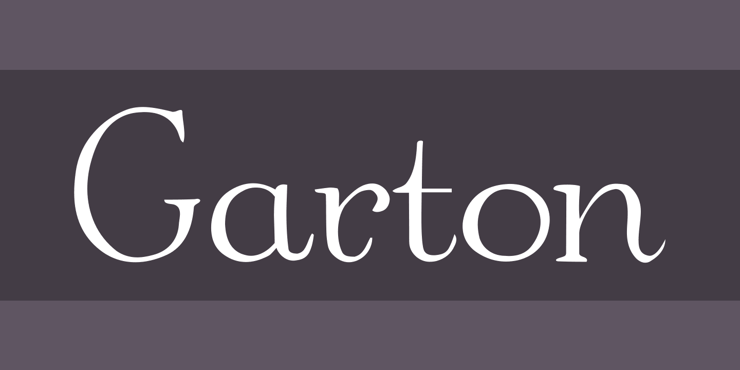 Font Garton