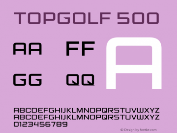 Font Topgolf