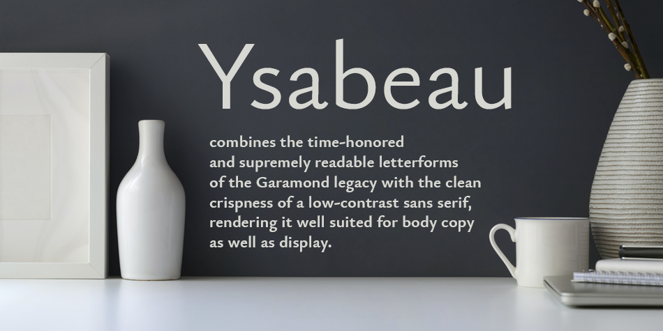 Font Ysabeau SC