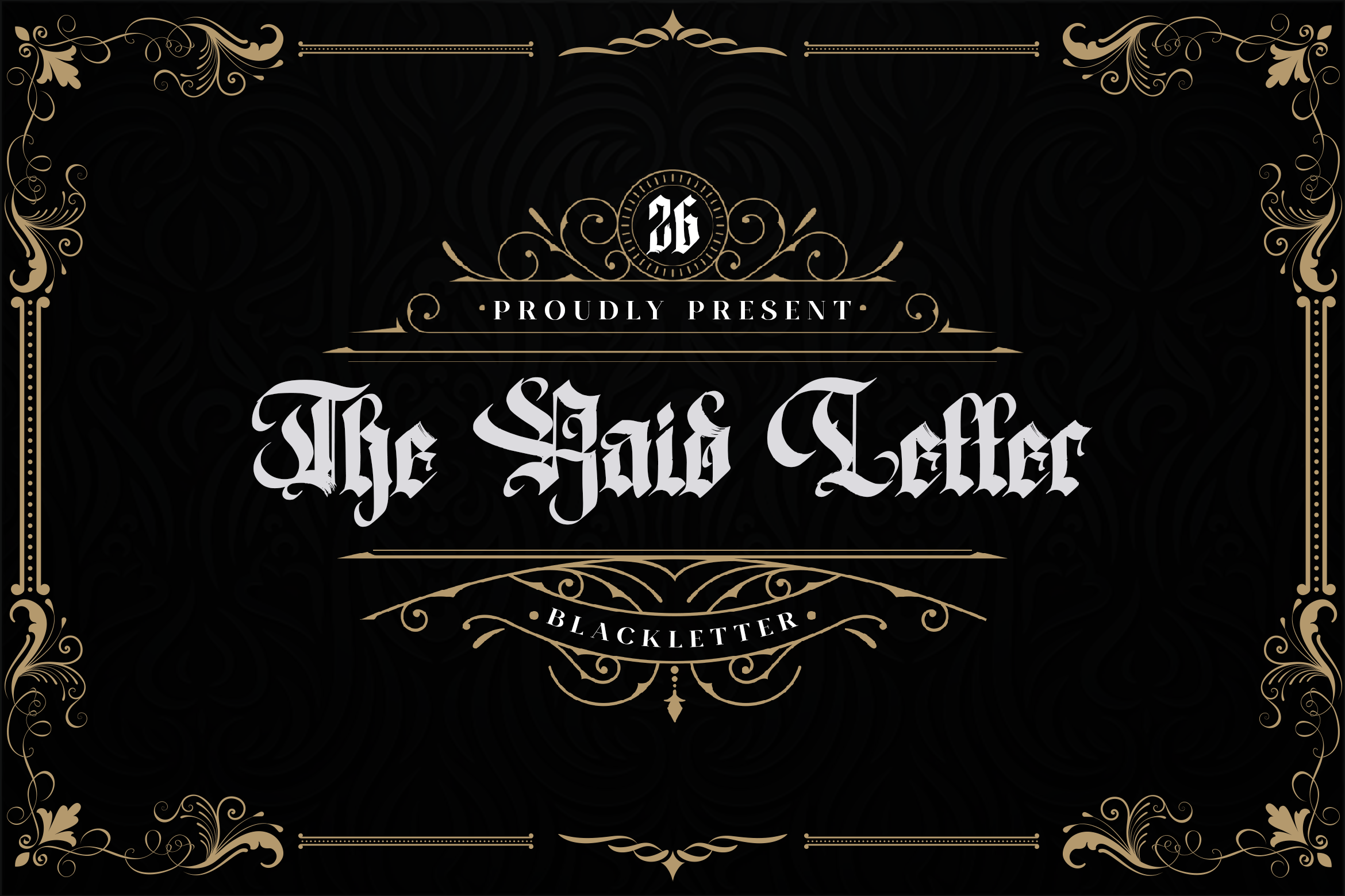 Font The Raid Letter