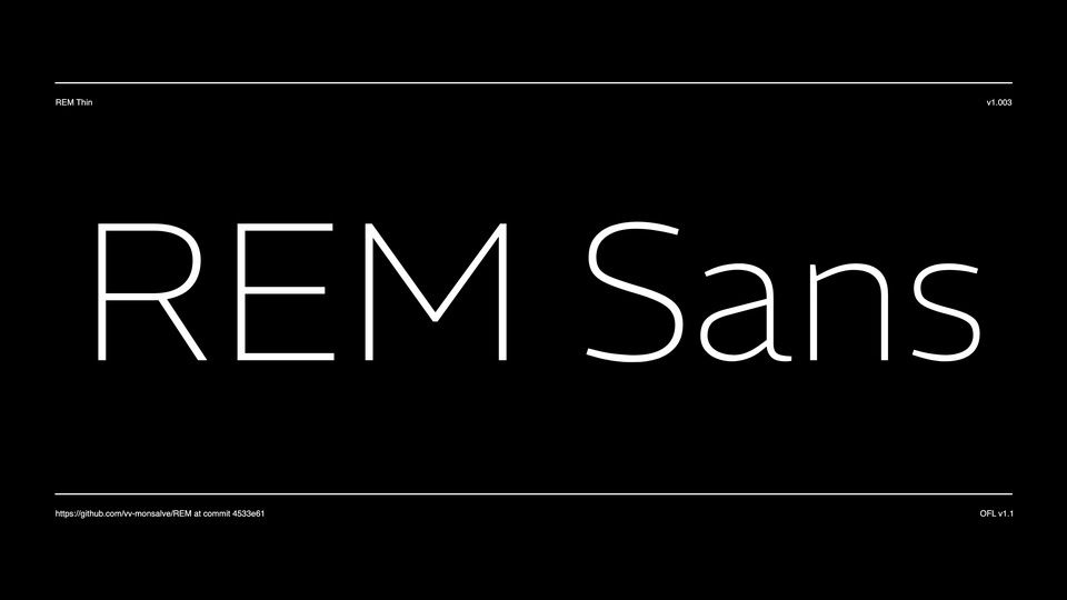 Font REM