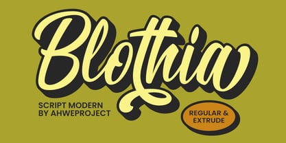 Font Blothia