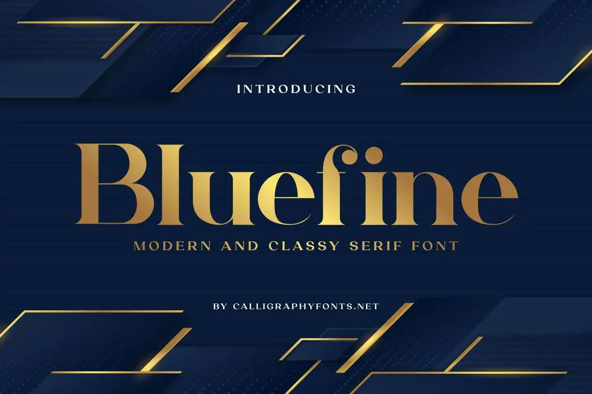 Font Bluefine