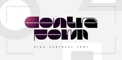 Font Contraform