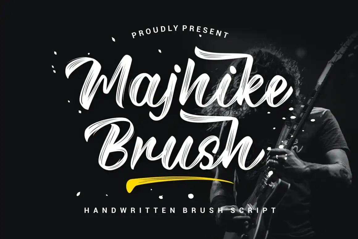 Font Majhike Brush