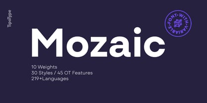 Font Mozaic