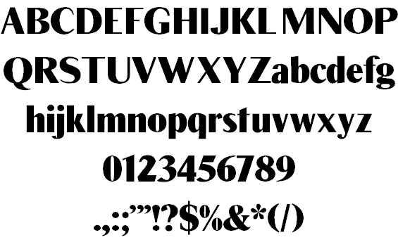 Font Sans of Time