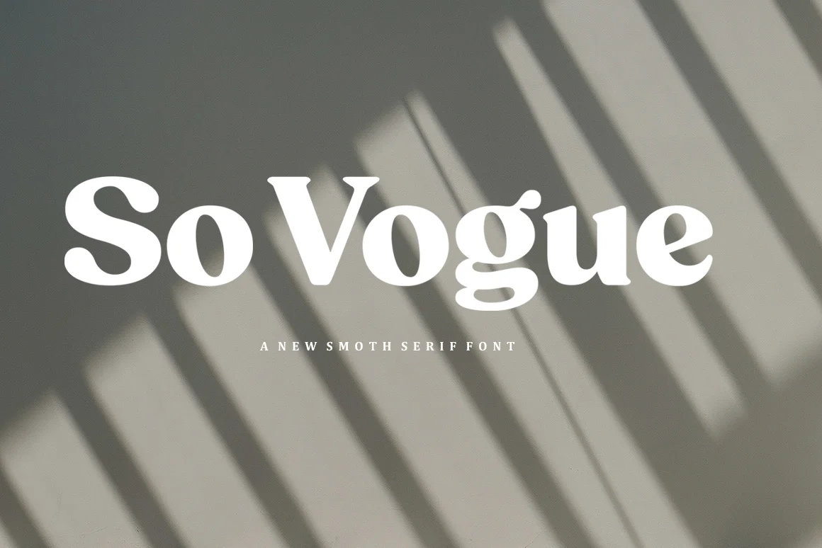 Font So Vogue