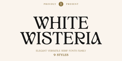 Font White Wisteria