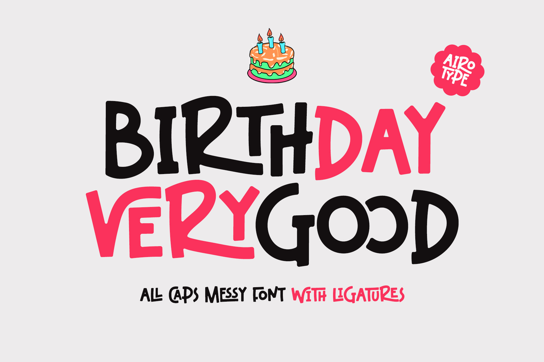 Font Birthday Verygood