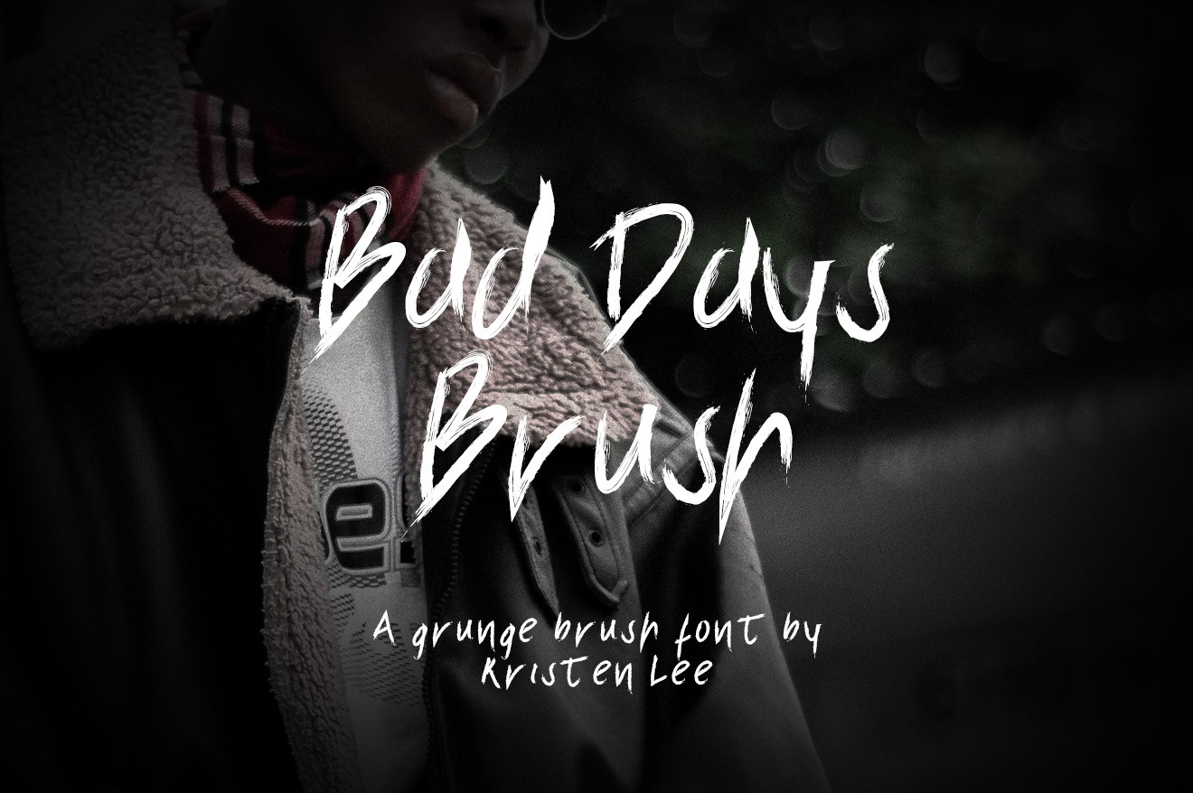 Font Bad Days Brush