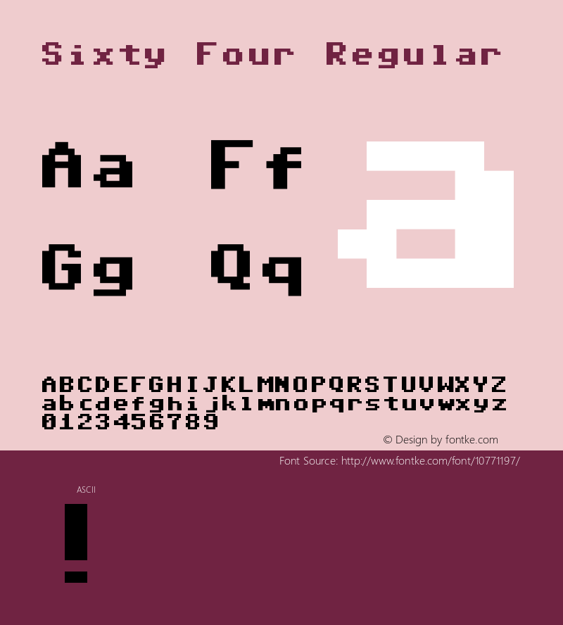 Font Sixtyfour