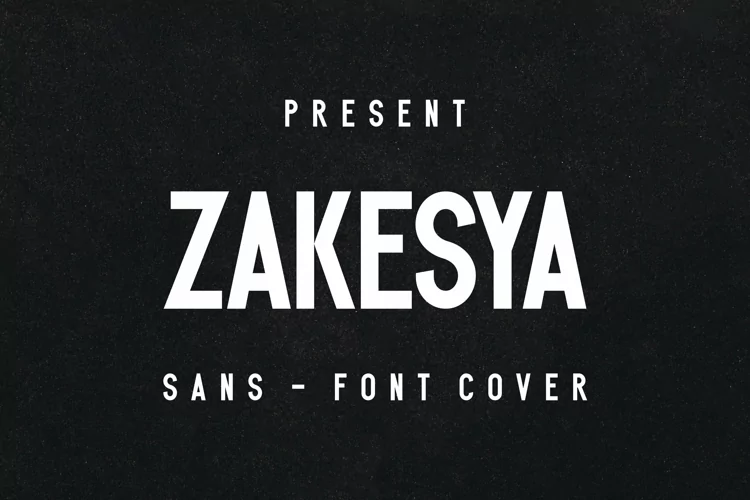 Font ZAKESYA