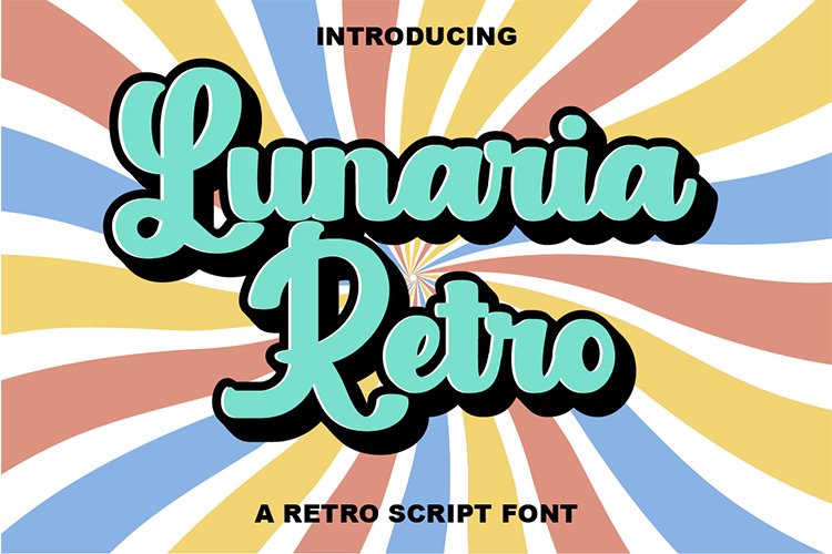 Font Lunaria Retro