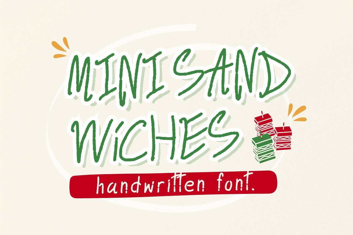 Font Mini Sandwiches