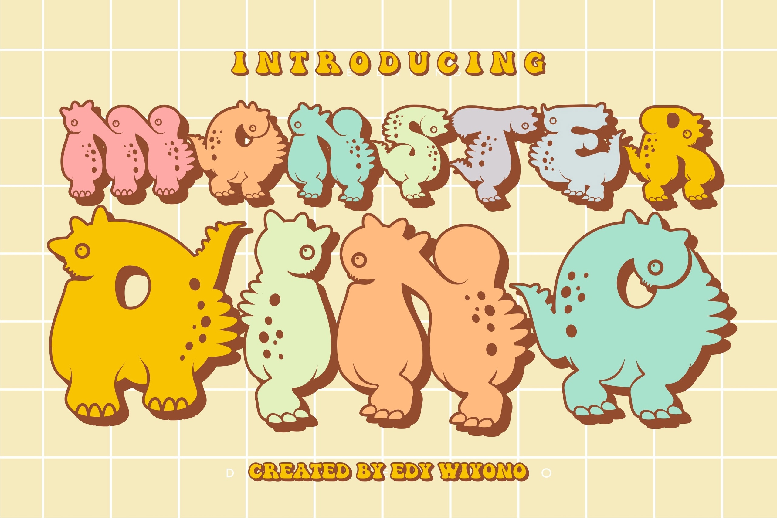 Font Monster Dino