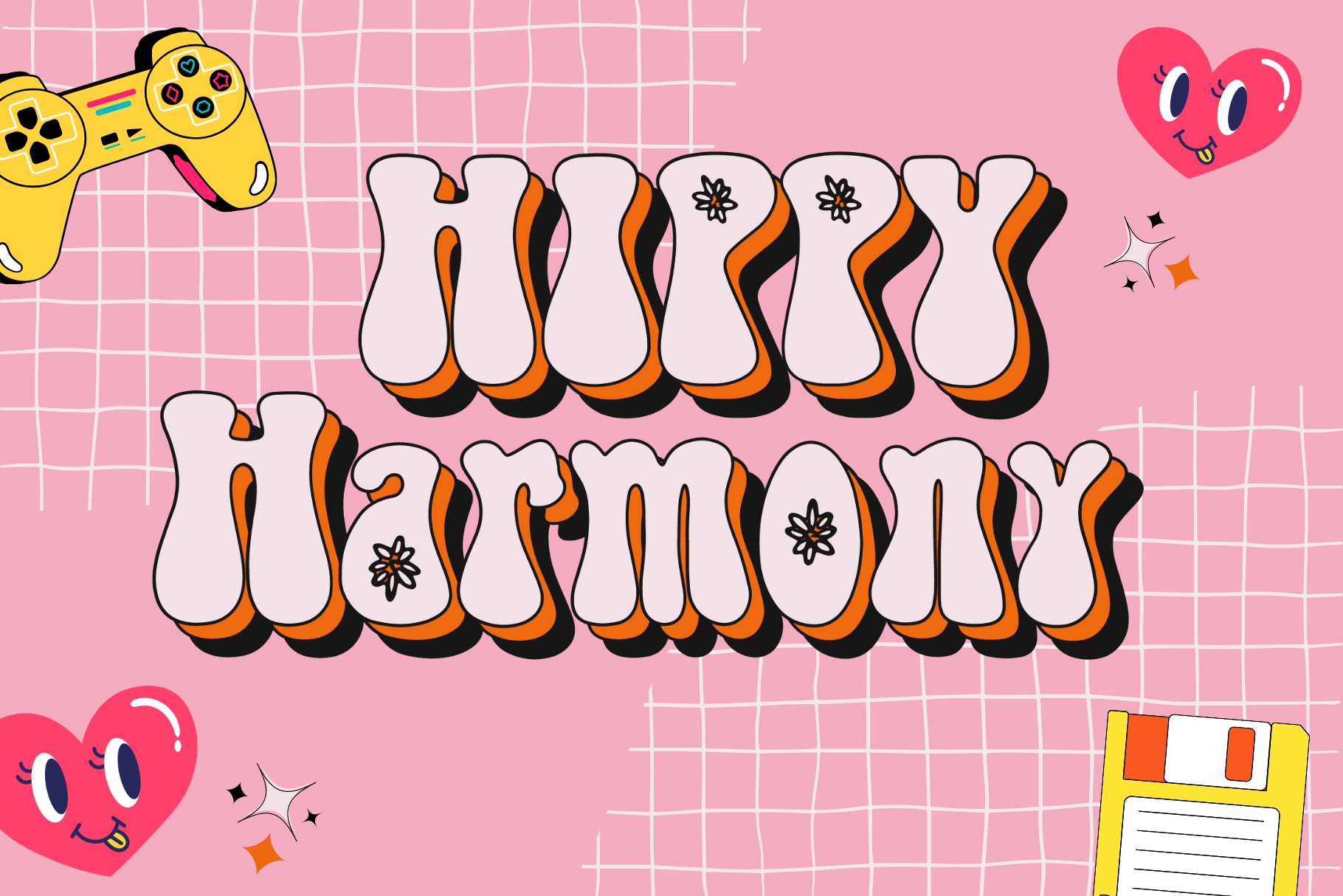 Font Hippy Harmony