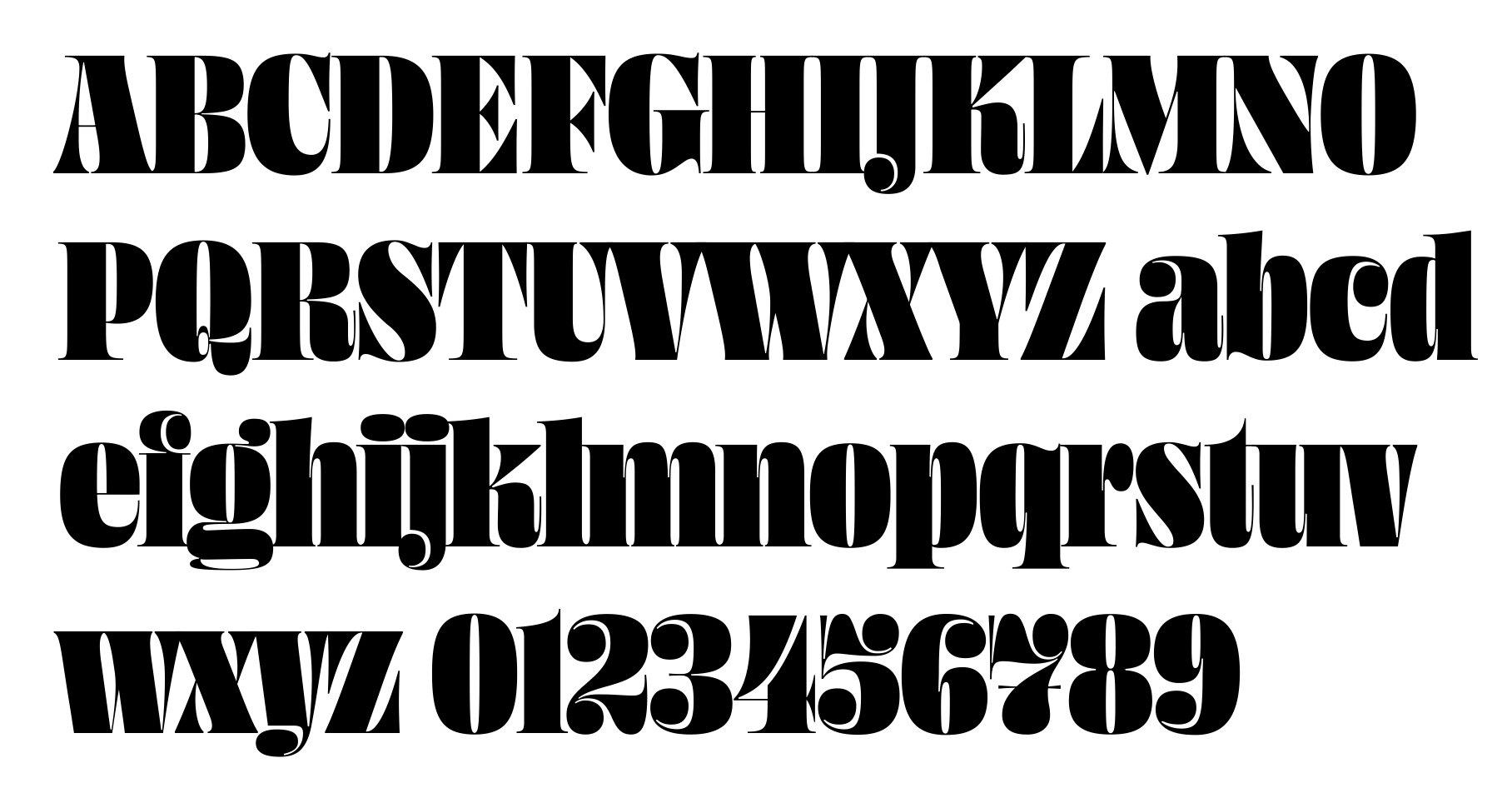Font Ohno Fatface Variable