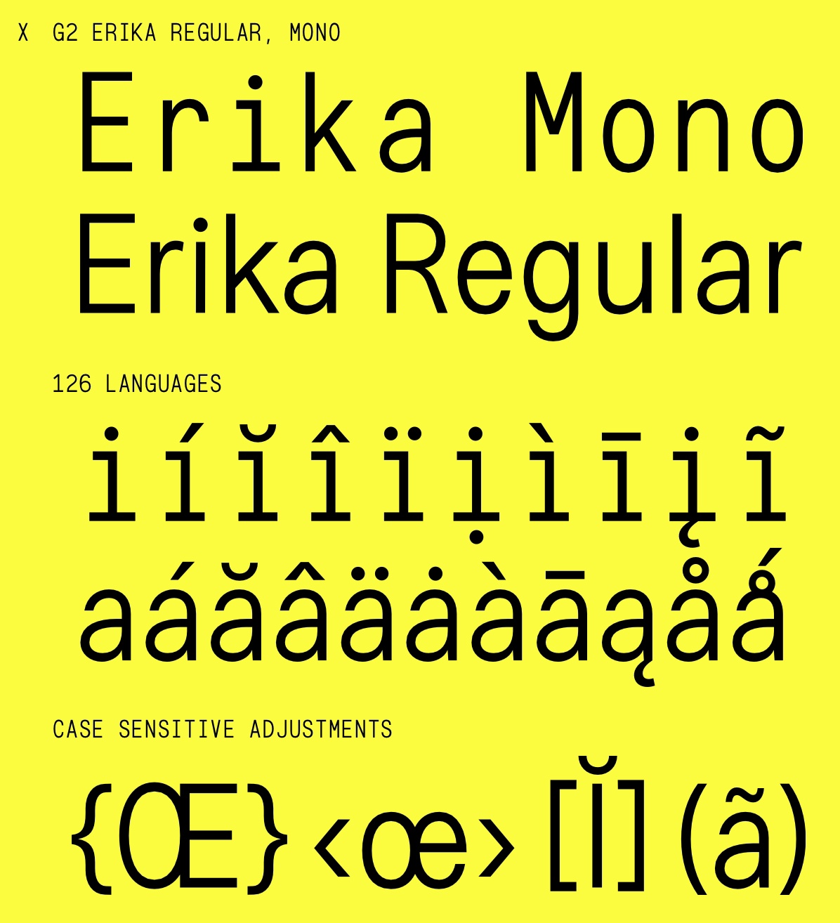 Font G2 Erika