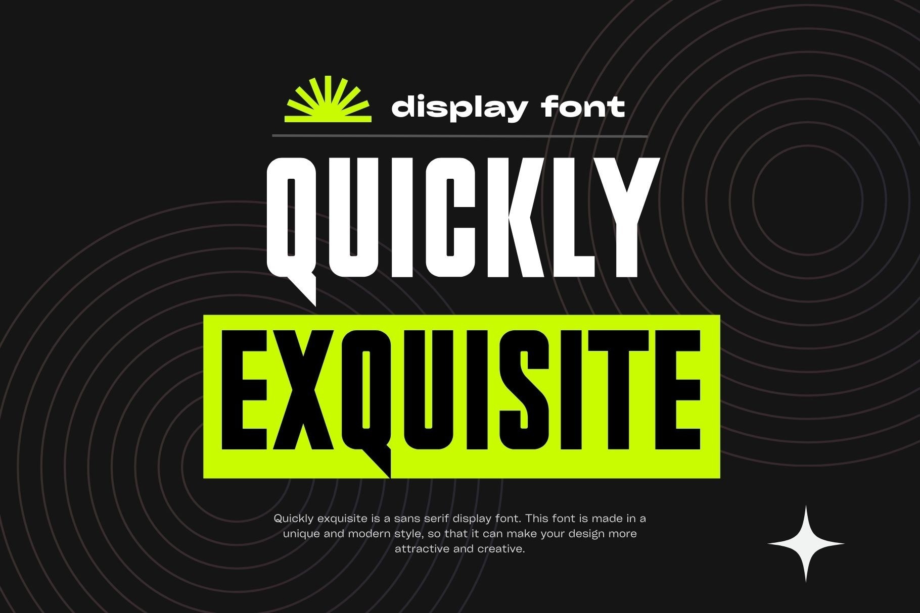 Font Quickly Exquisite