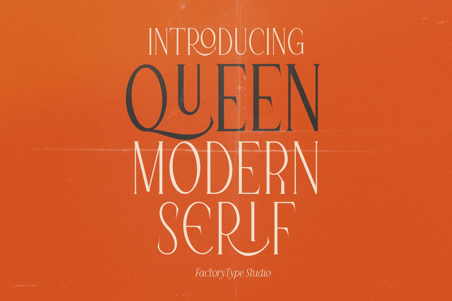 Font Queen Serif