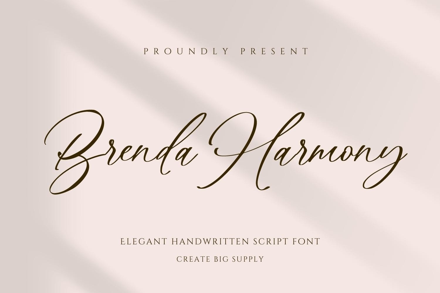 Font Brenda Harmony