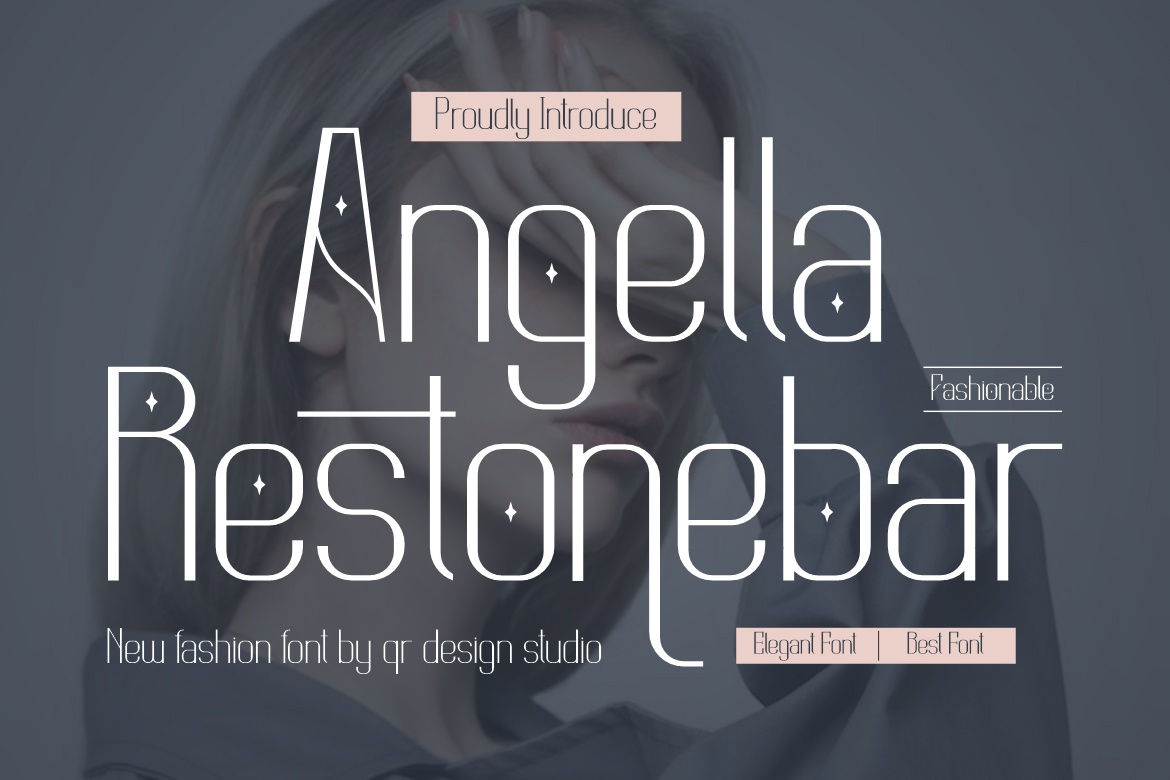Font Angella Restonebar