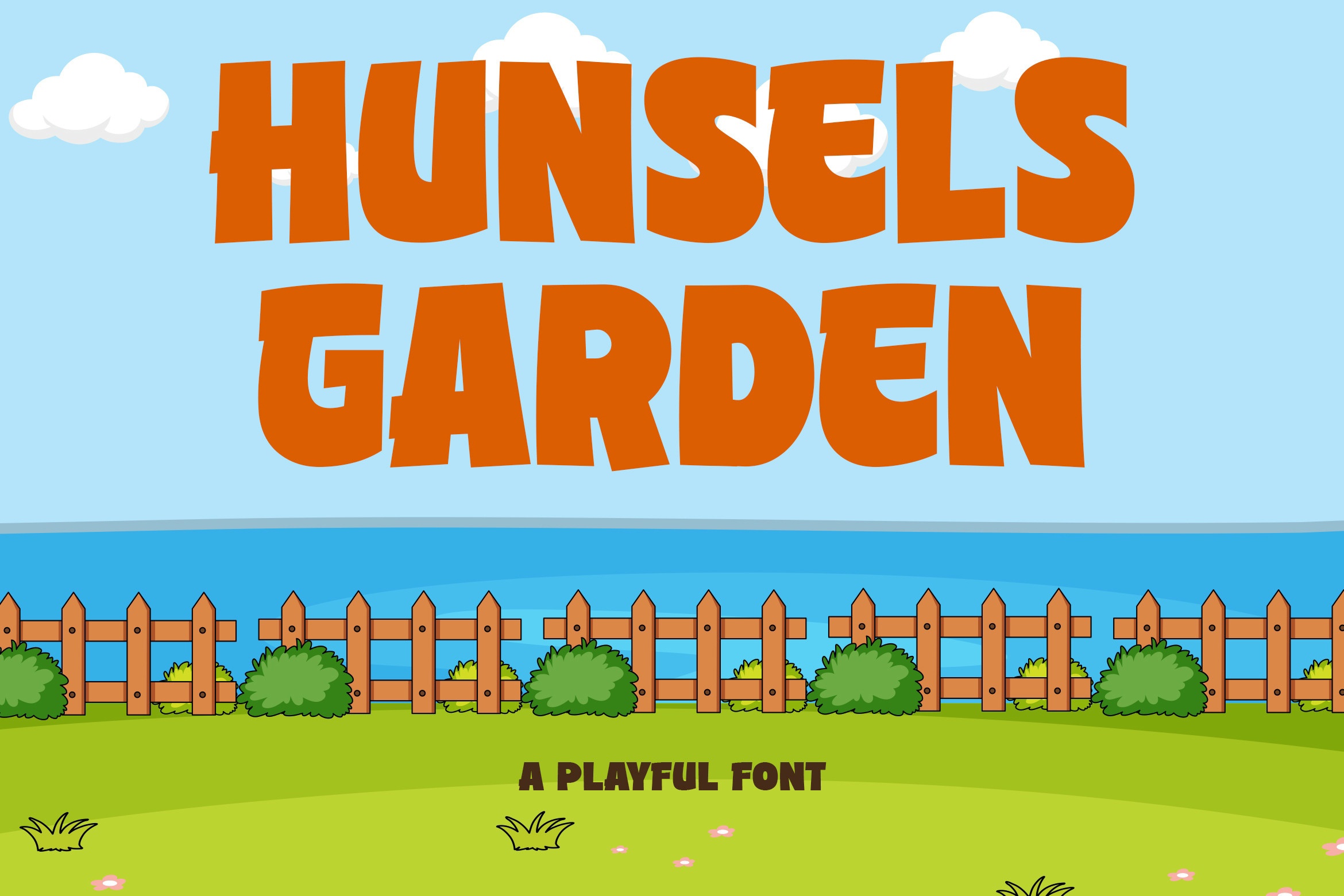Font Hunsels Garden