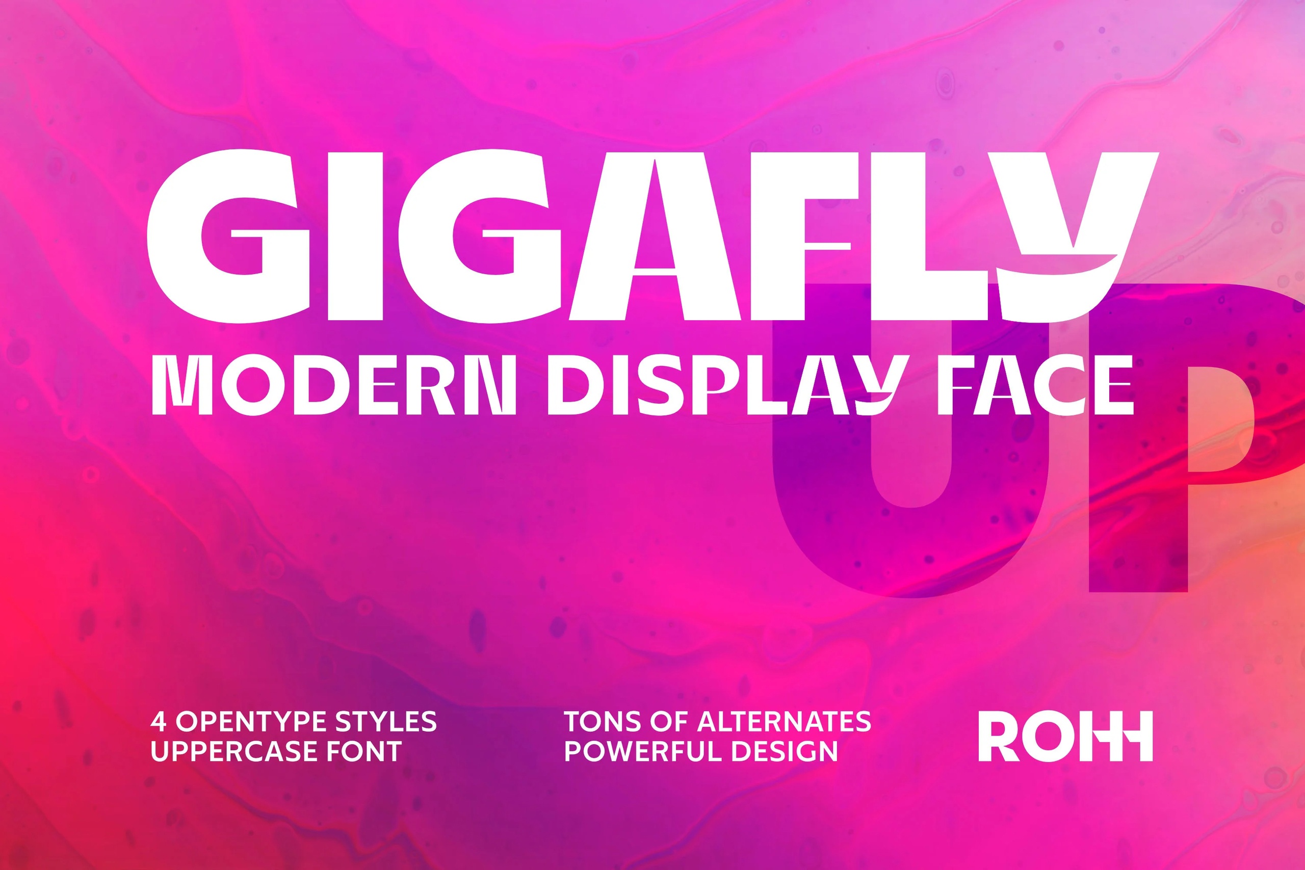 Font Gigafly Up