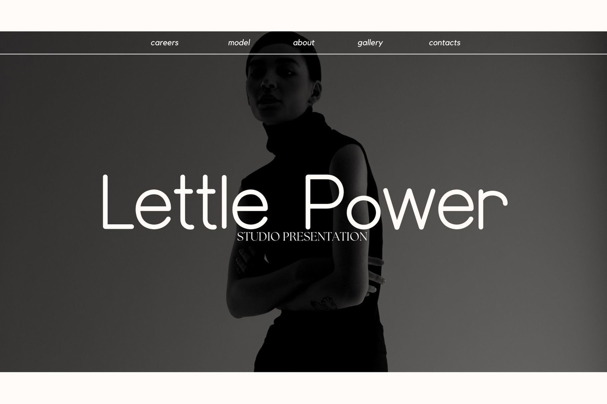 Font Lettle Power