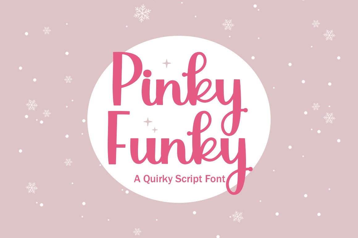 Font Pinky Funky