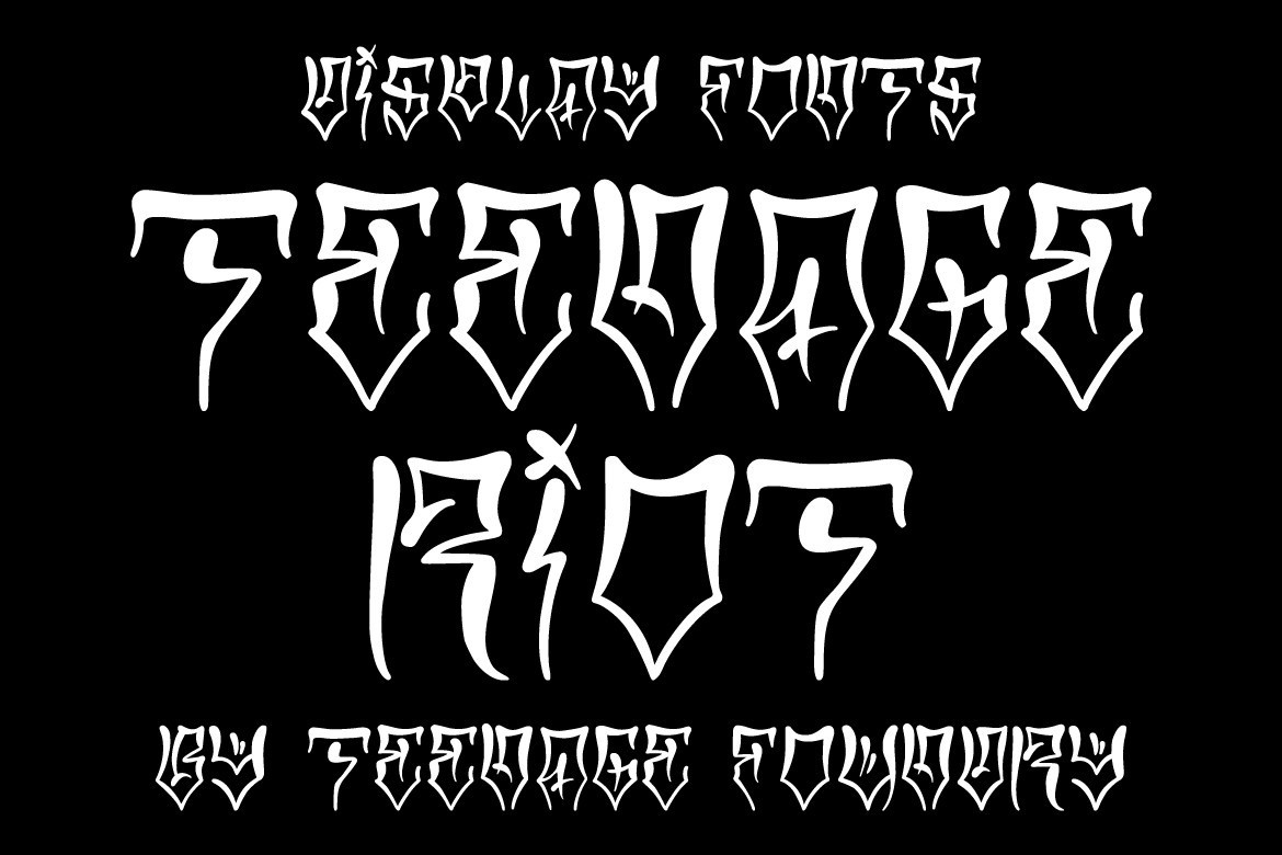 Font TF Teenage Riot