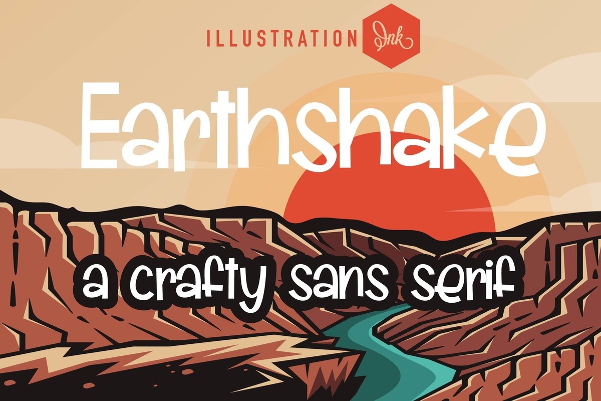 Font PN Earthshake