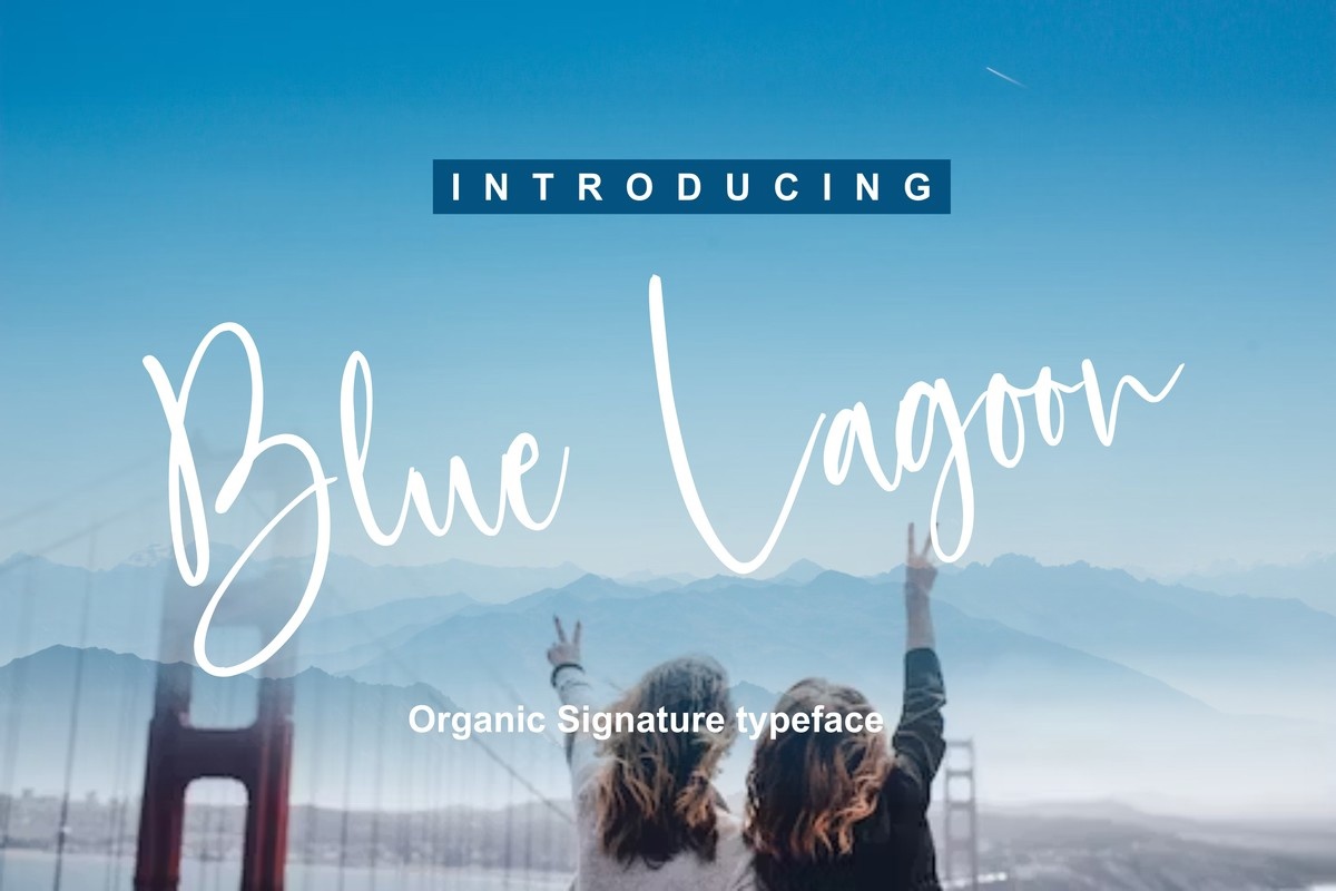 Font Blue Lagoon