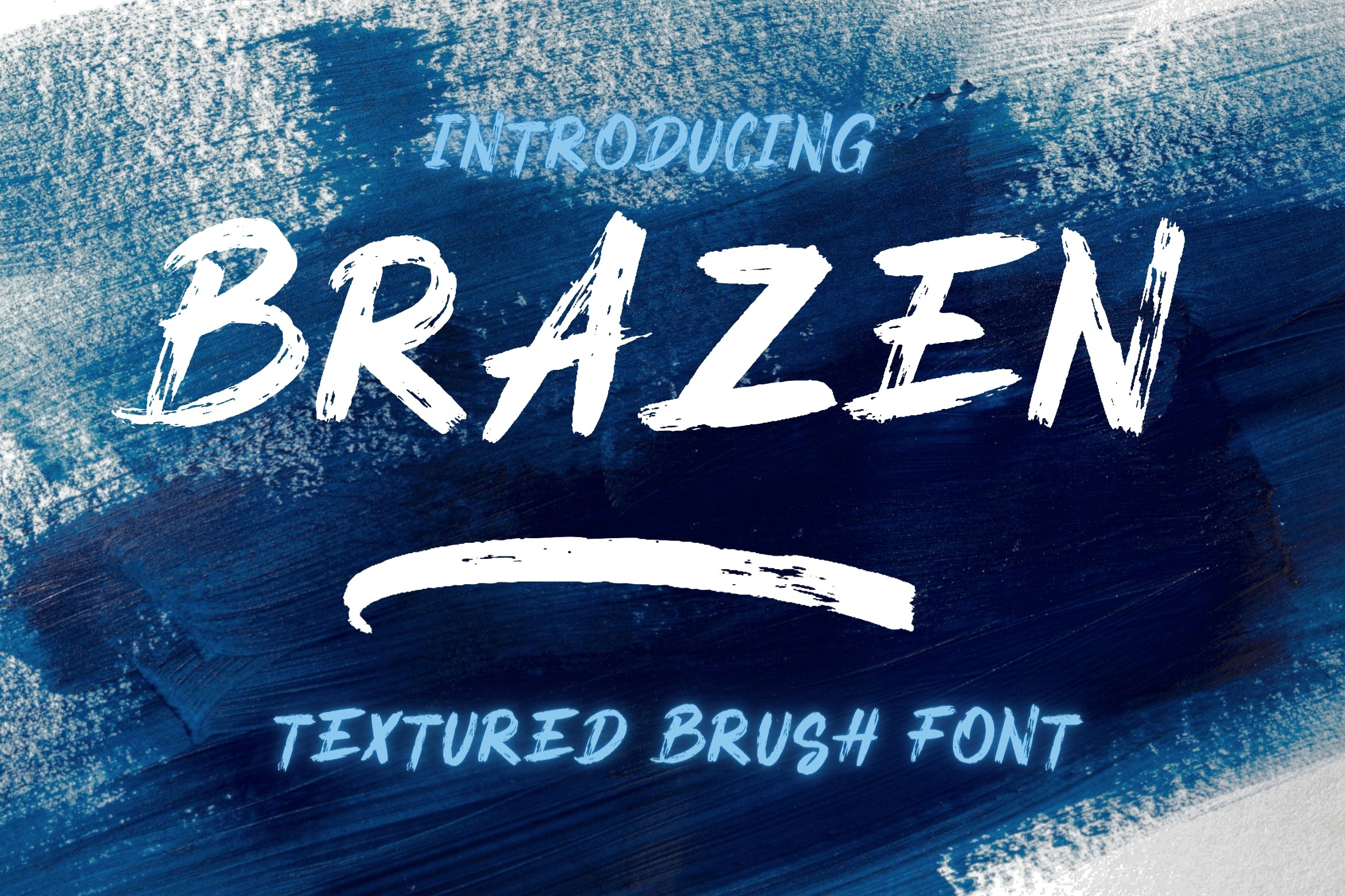 Font Brazen Brush