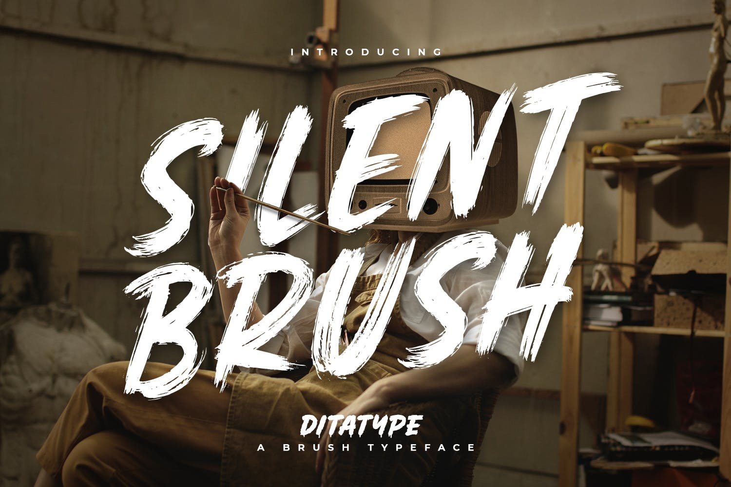 Font Silent Brush