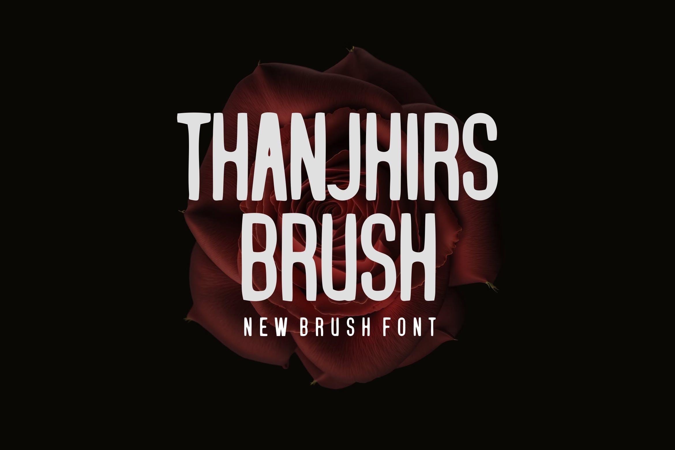 Font Thanjhirs Brush