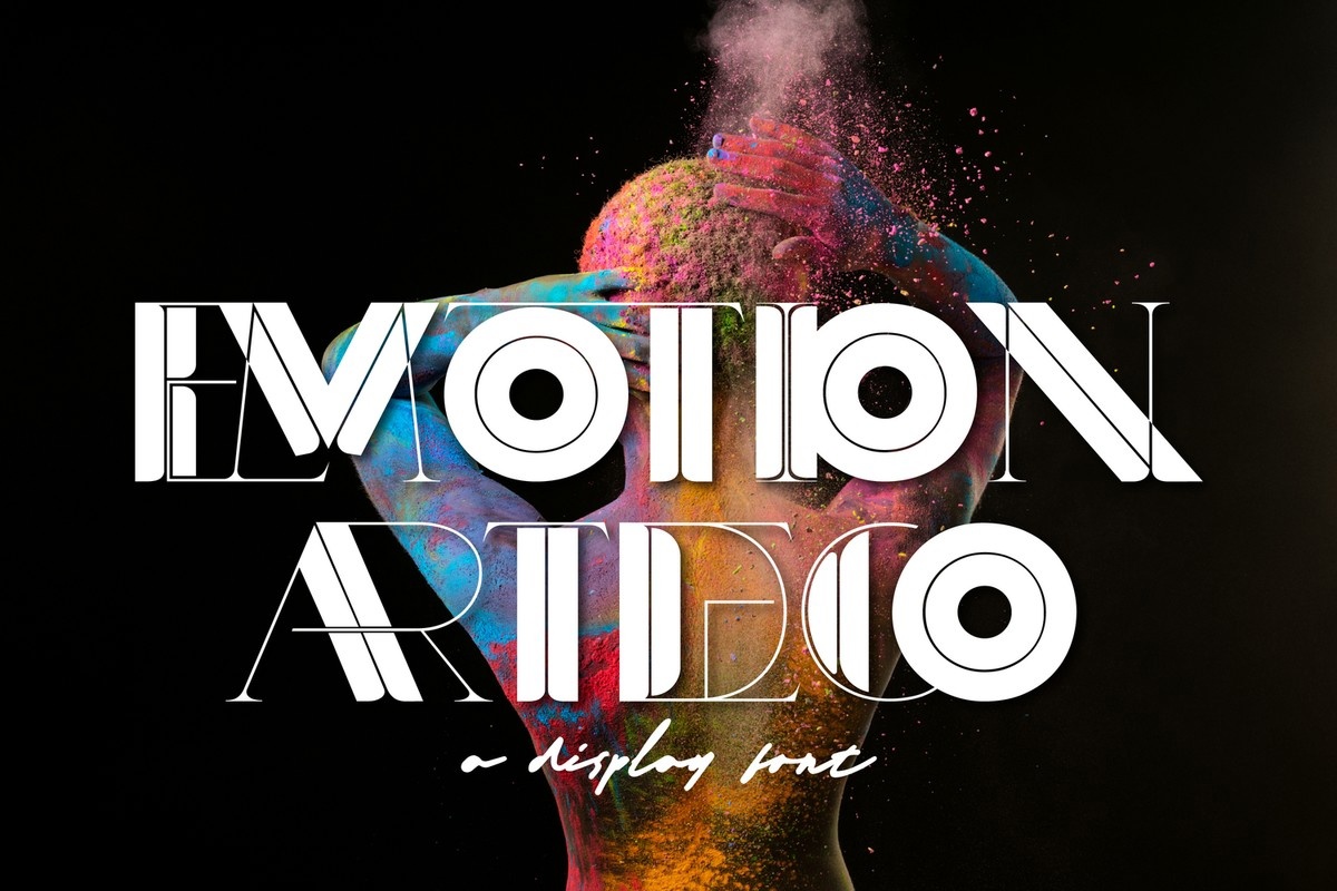 Font Emotion ArtDeco