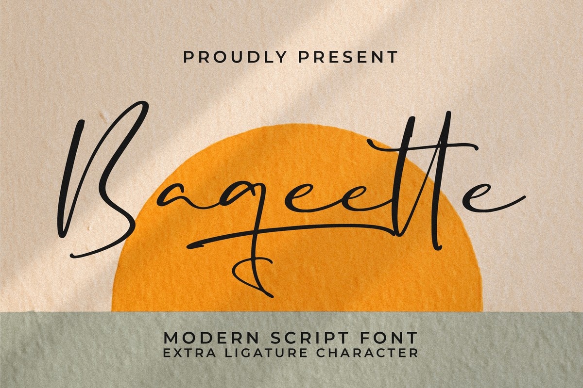Font Baqeette