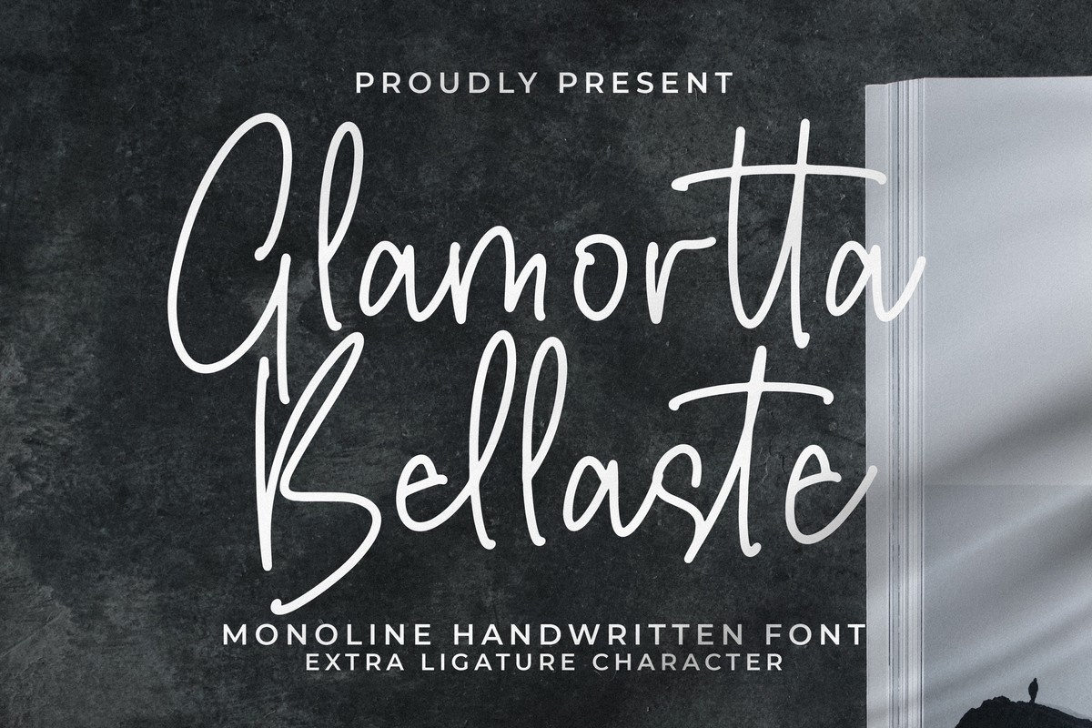 Font Glamortta Bellaste