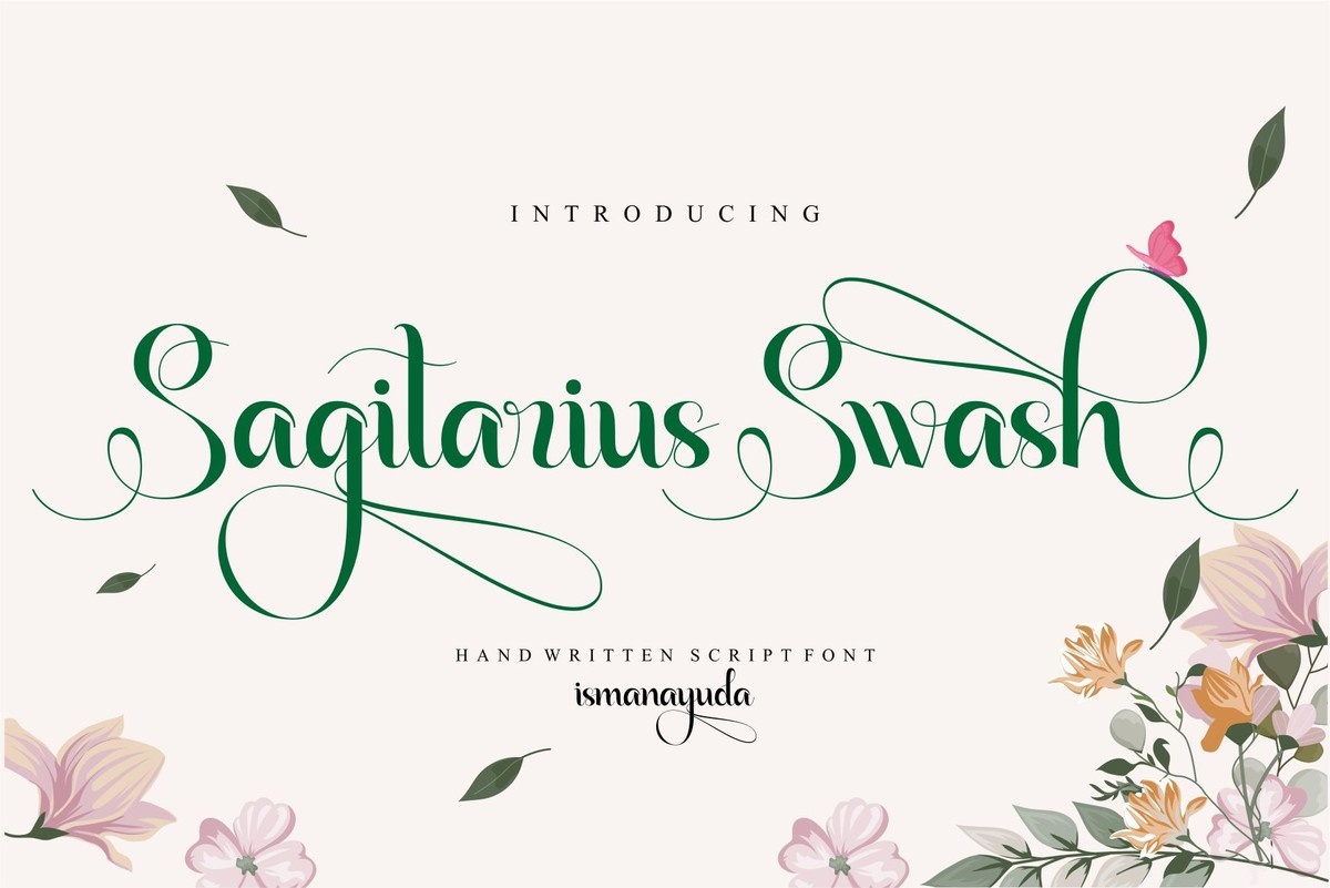 Font Sagitarius Swash