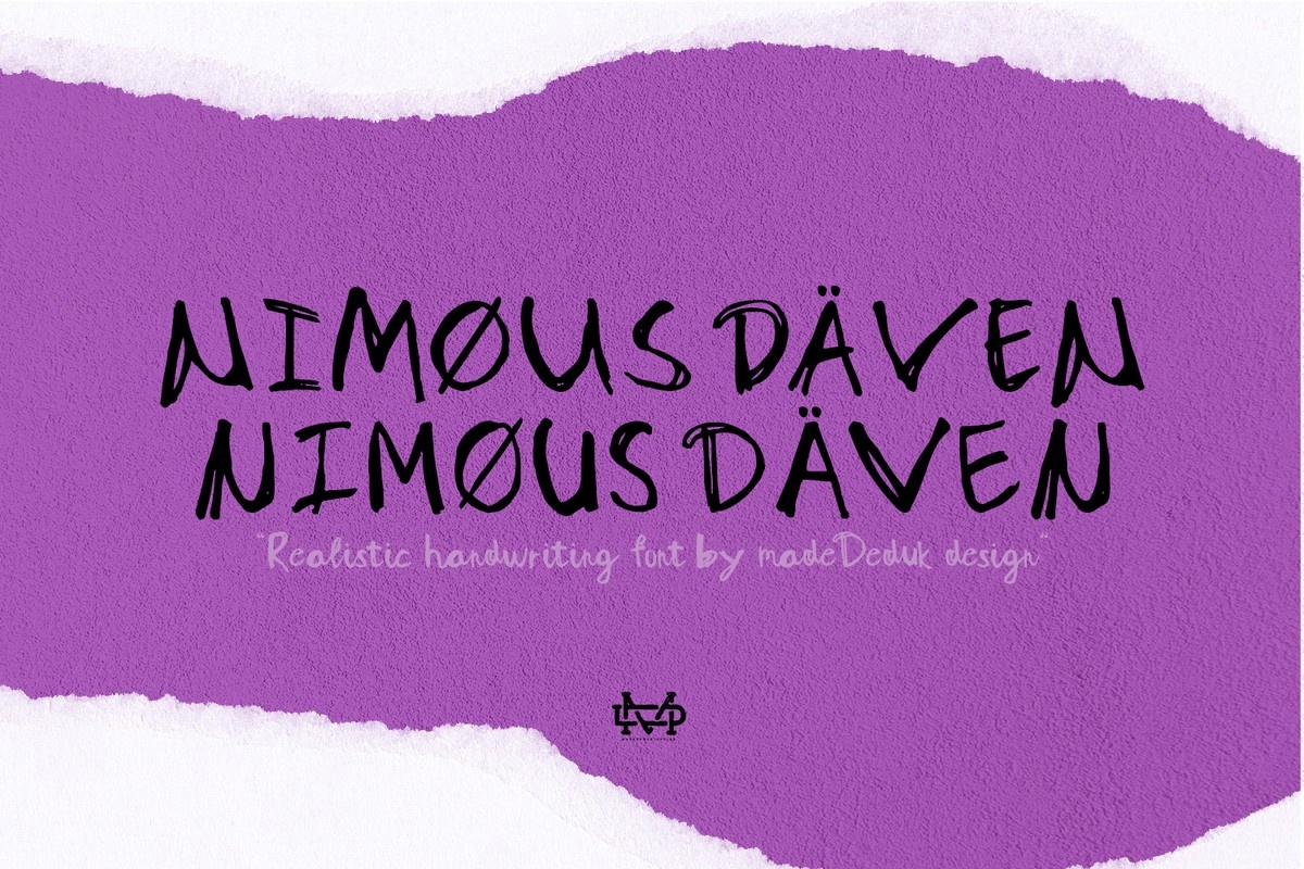 Font Nimous Daven