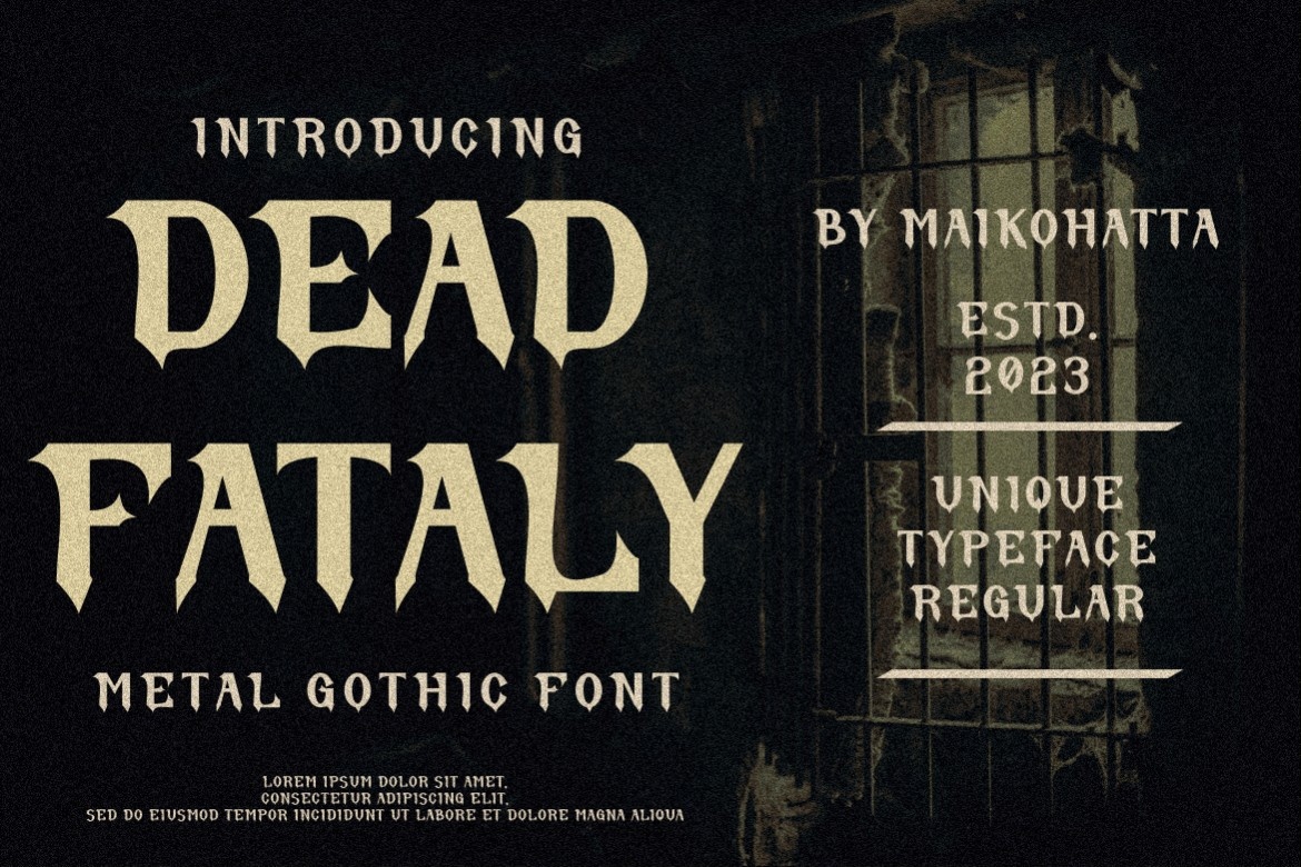Font Dead Fataly